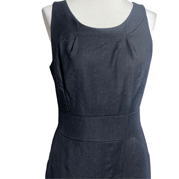 J. Crew Super 120's Little Black Dress Sleeveless and Fitted Size Small - Picture 3 of 6
